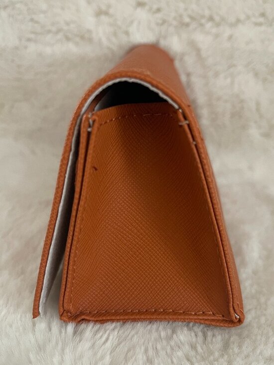 Tory Burch Orange Sunglasses Eyeglasses Case - Picture 4 of 7